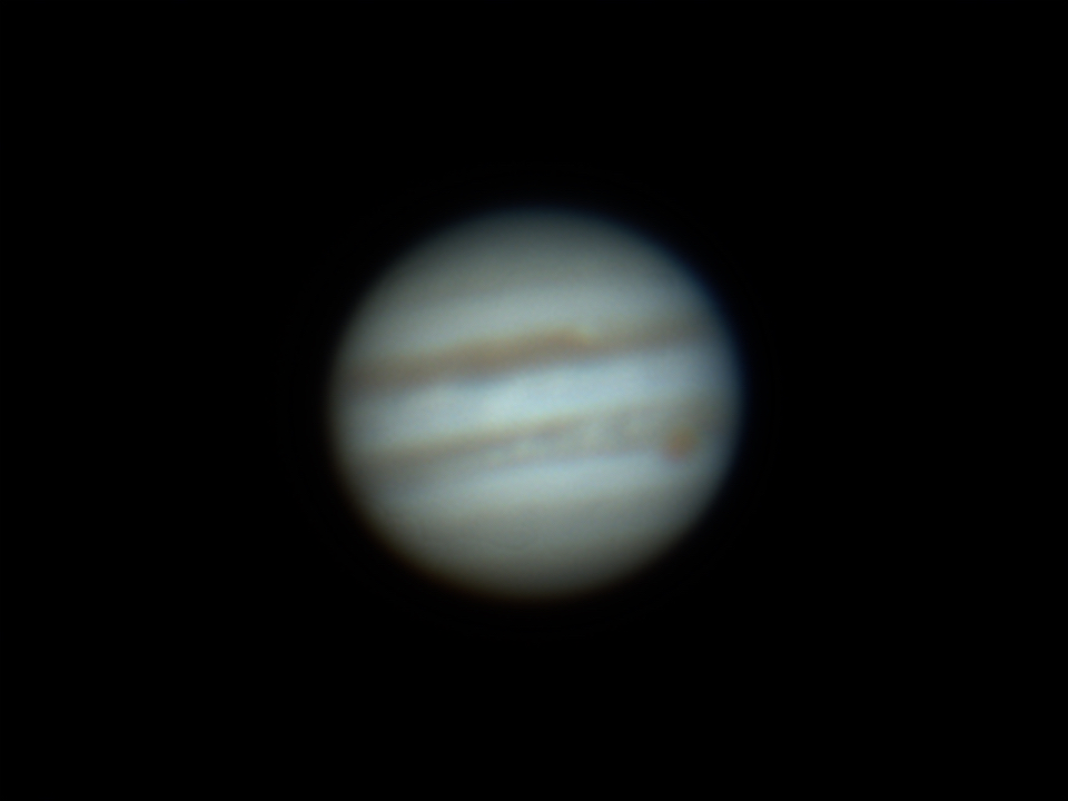 Jupiter mit großem roten Fleck (GRF)